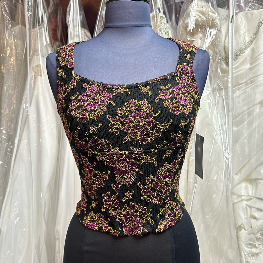 Vintage Stretchy Corset Top